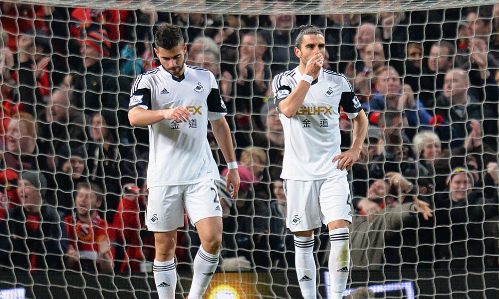 Jordi Amat Chico Flores Manchester United Swansea City Premier League