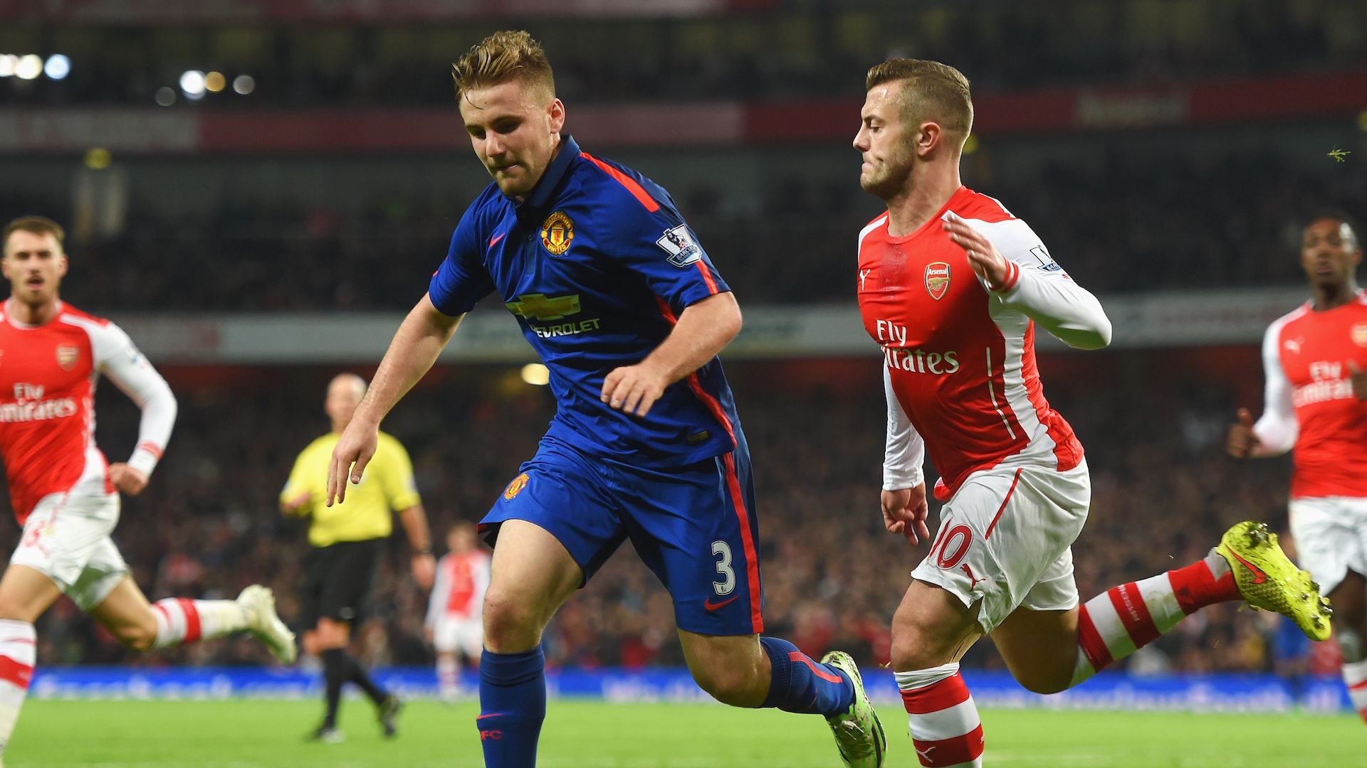 Luke Shaw, Jack Wilshere