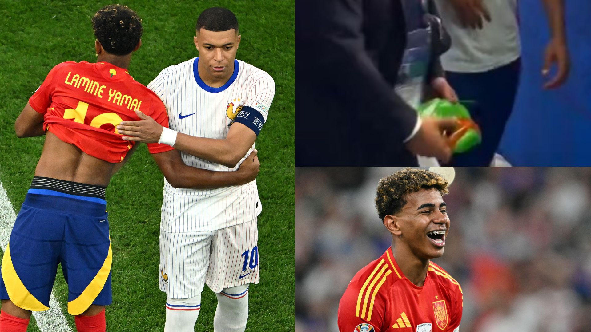 Lamine Yamal Kylian Mbappe Ninja Turtles mask