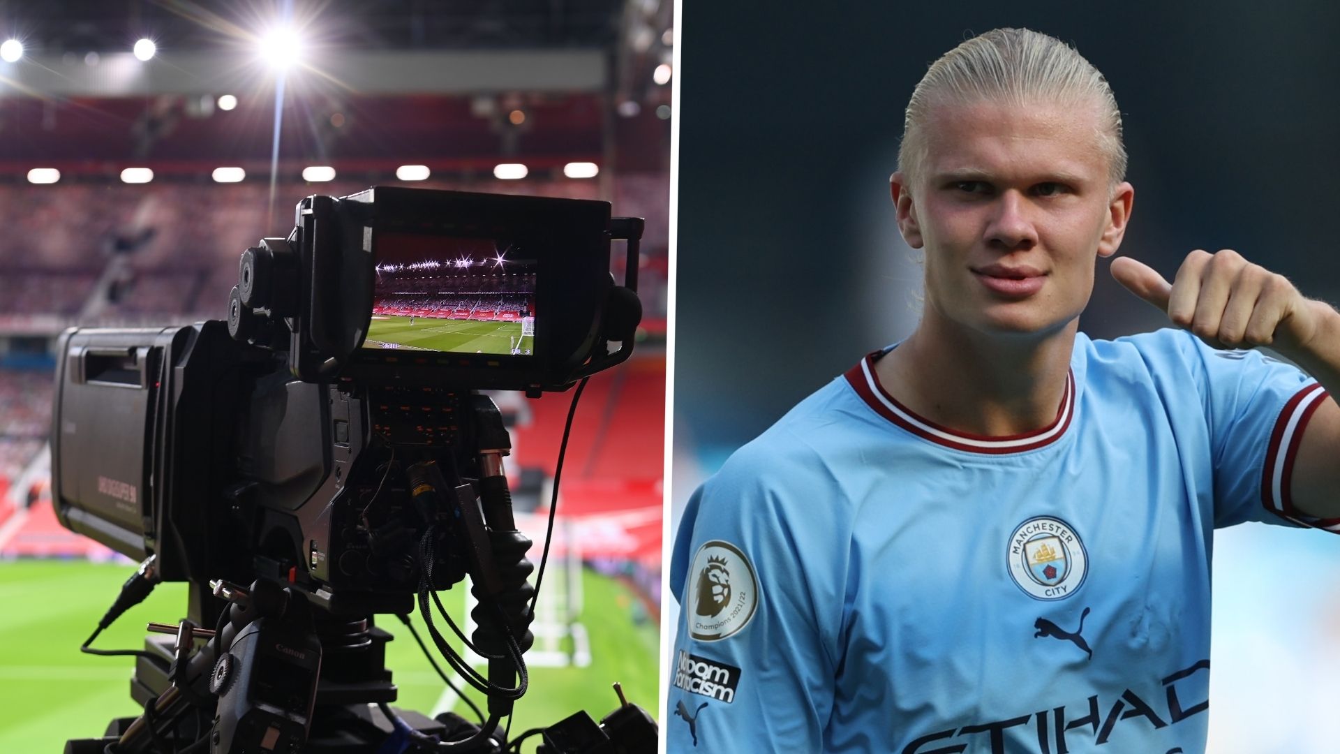 GFX TV Camera Erling Haaland mix