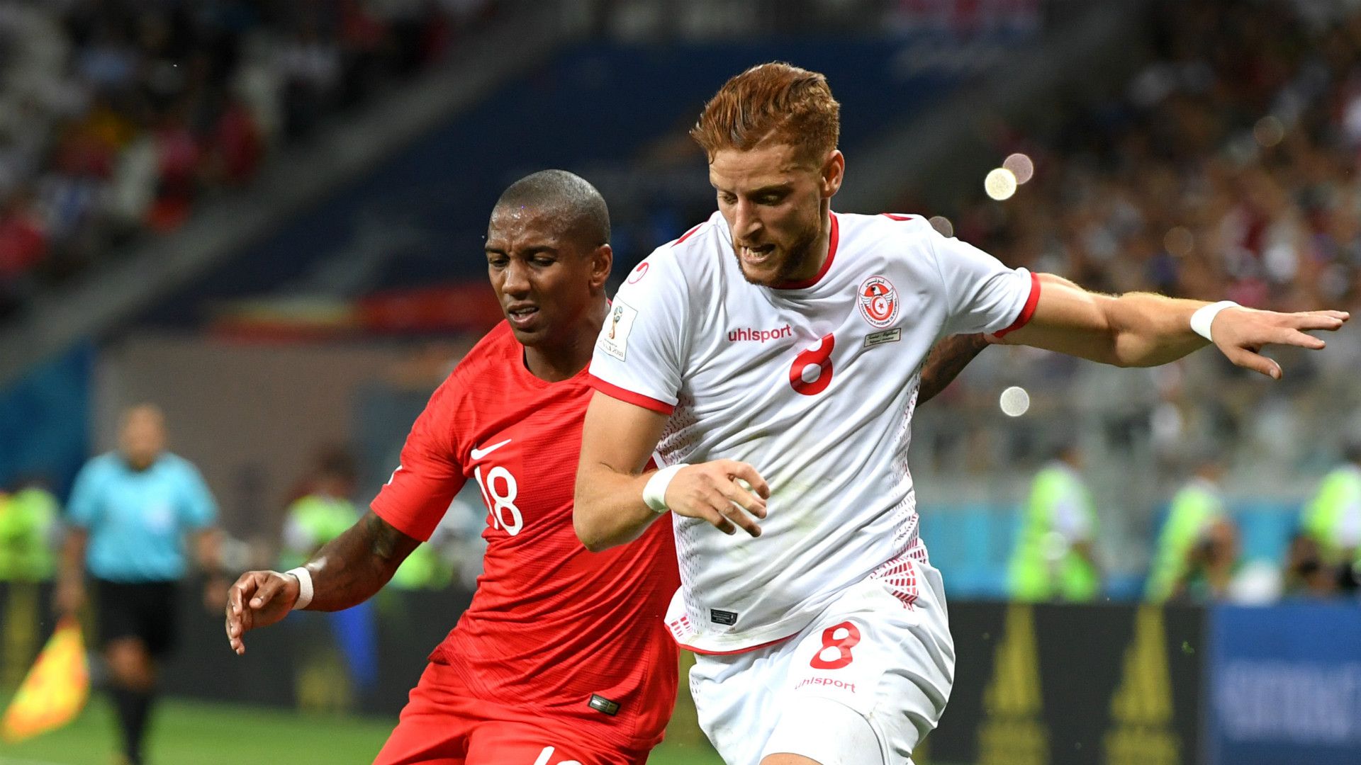 Ashley Young  England vs Tunisia World Cup
