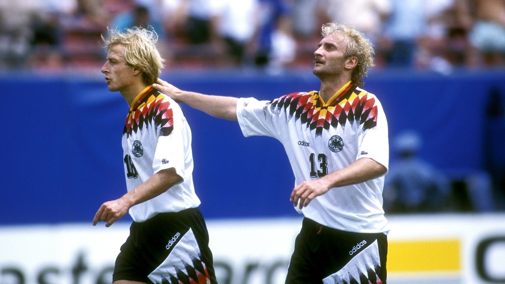 ONLY GERMANY Rudi Völler Jürgen Klinsmann Germany