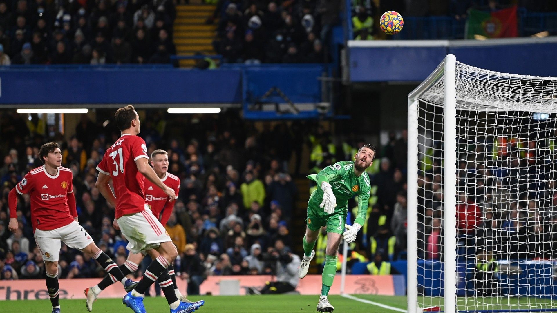 David de Gea Chelsea vs Man Utd Premier League 2021-22