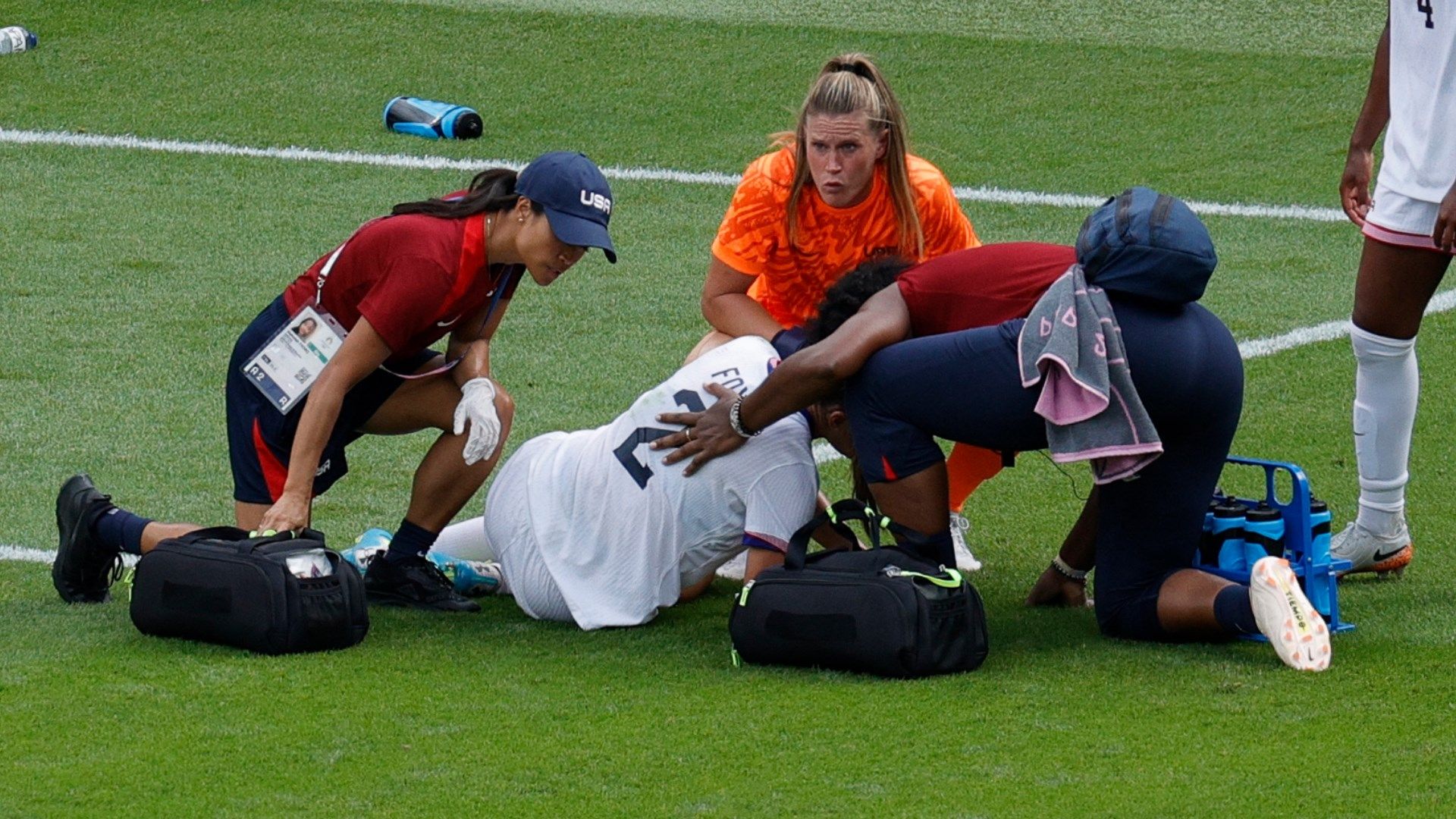 Emily fox USWNT injury Olympics