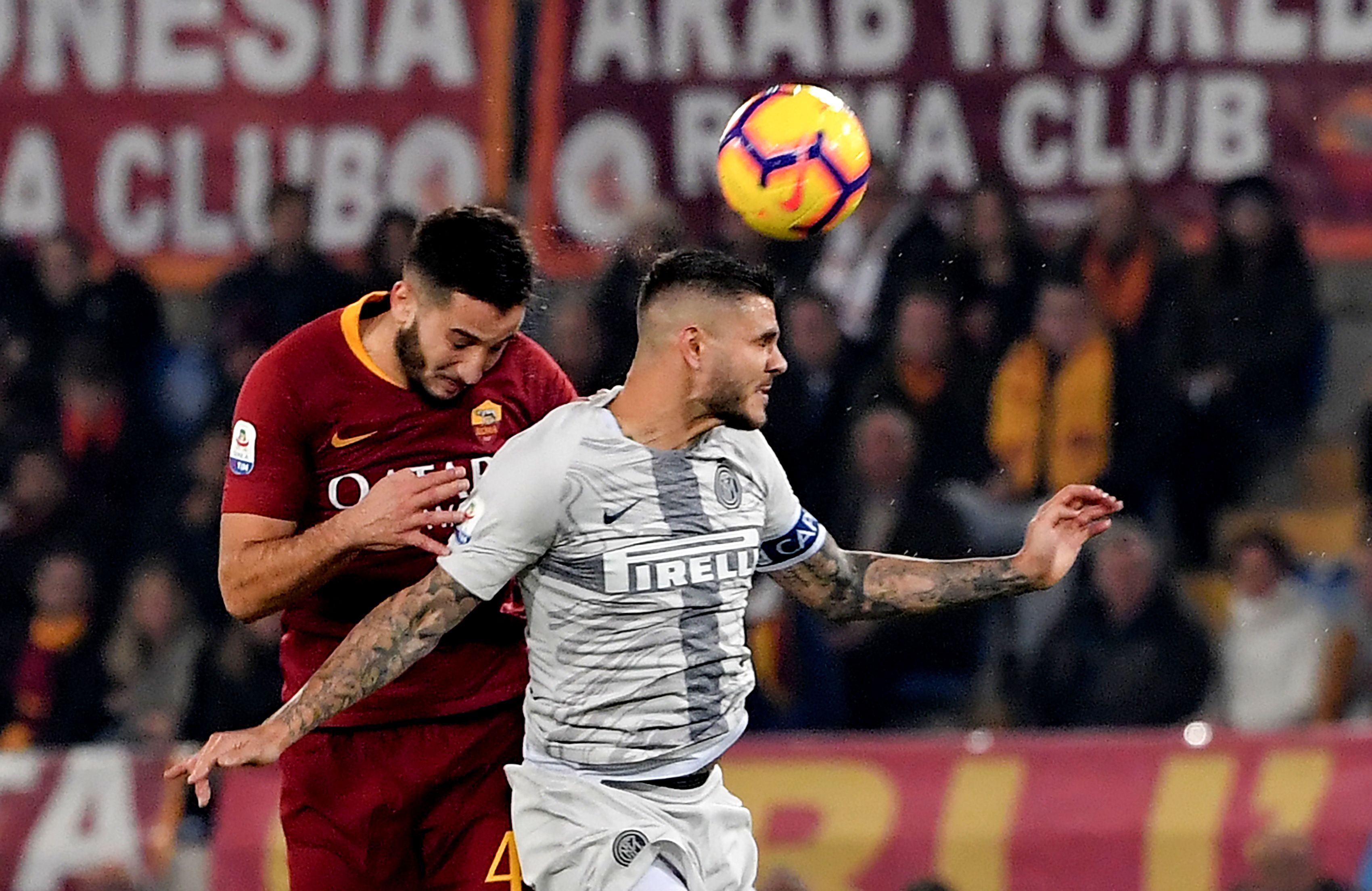 Mauro Icardi Kostas Manolas Inter Roma