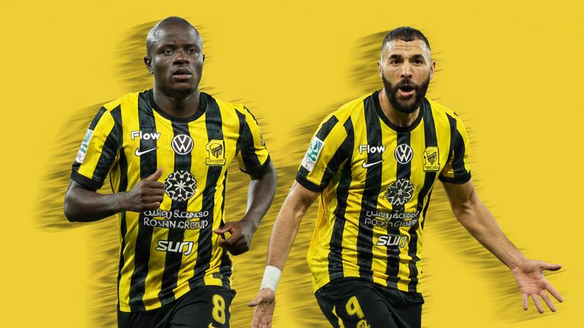N'Golo Kante Brenzema Ittihad GFX GOAL ONLY
