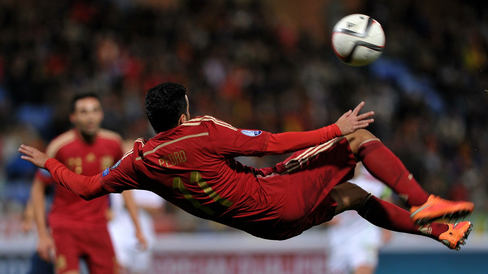 Pedro Rodriguez Spain Belarus Euro 2016 Qualifying 15112014