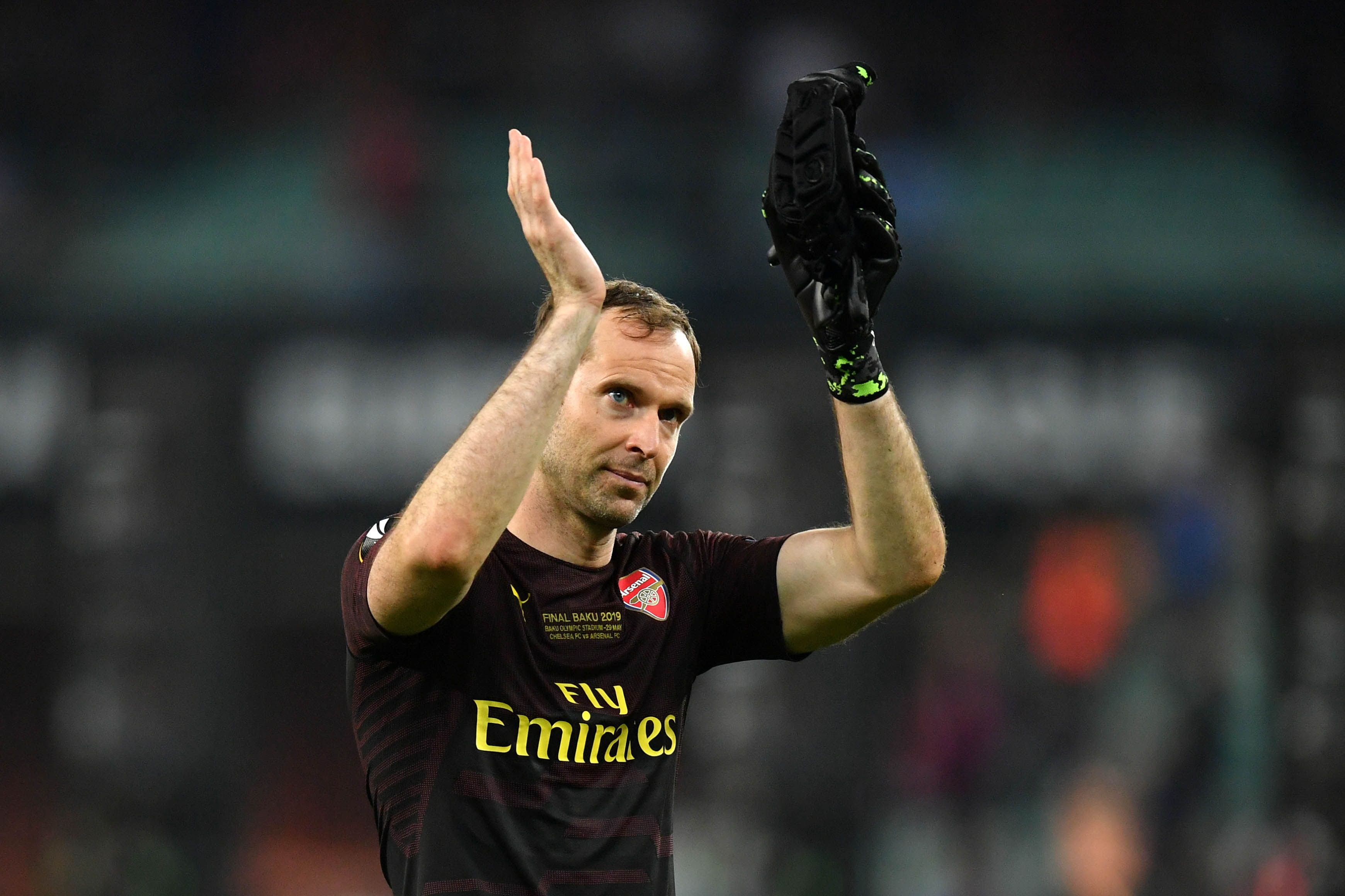 Petr Cech Chelsea vs Arsenal Europa League 2019