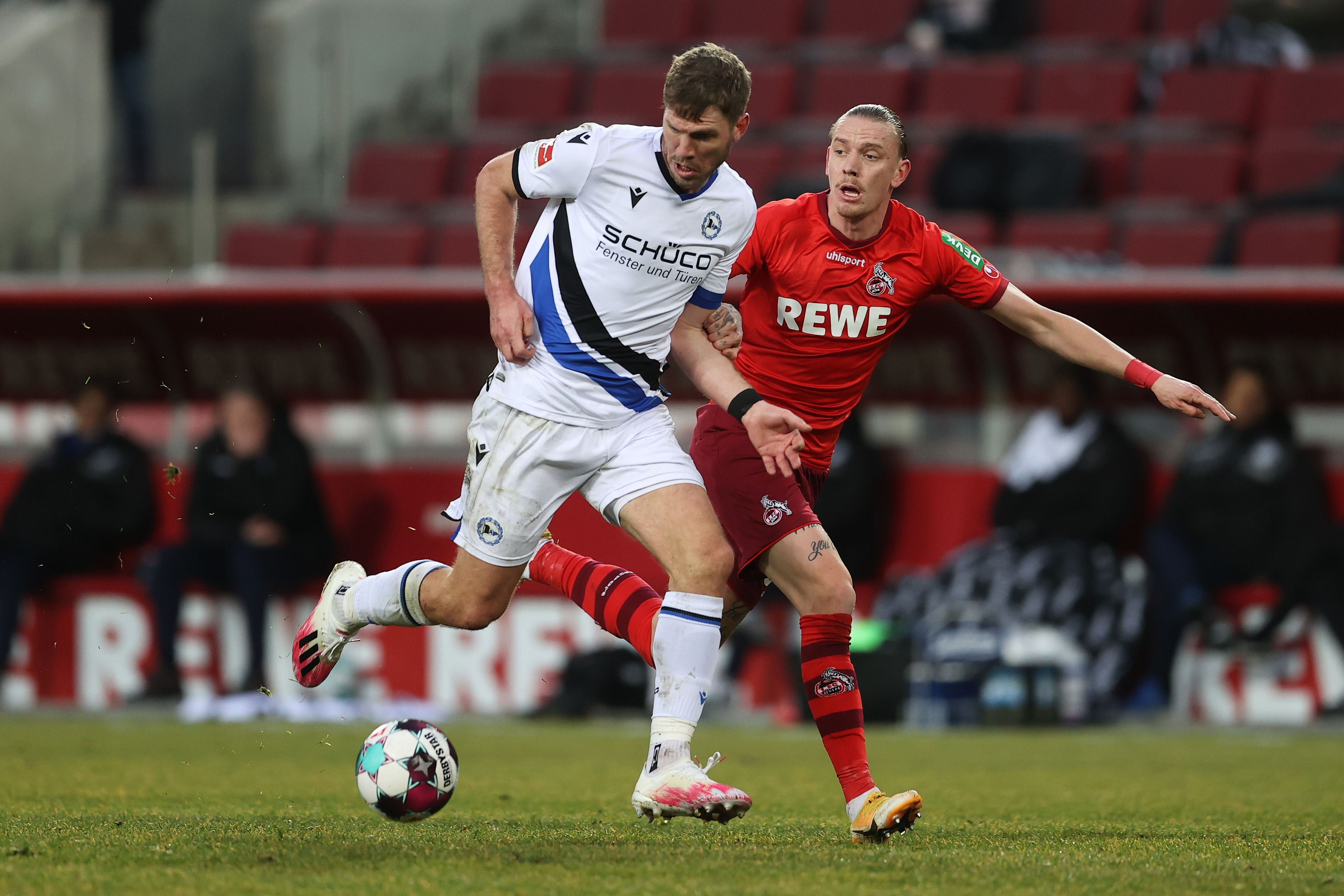 Köln Bielefeld Fabian Klos, Marius Wolf