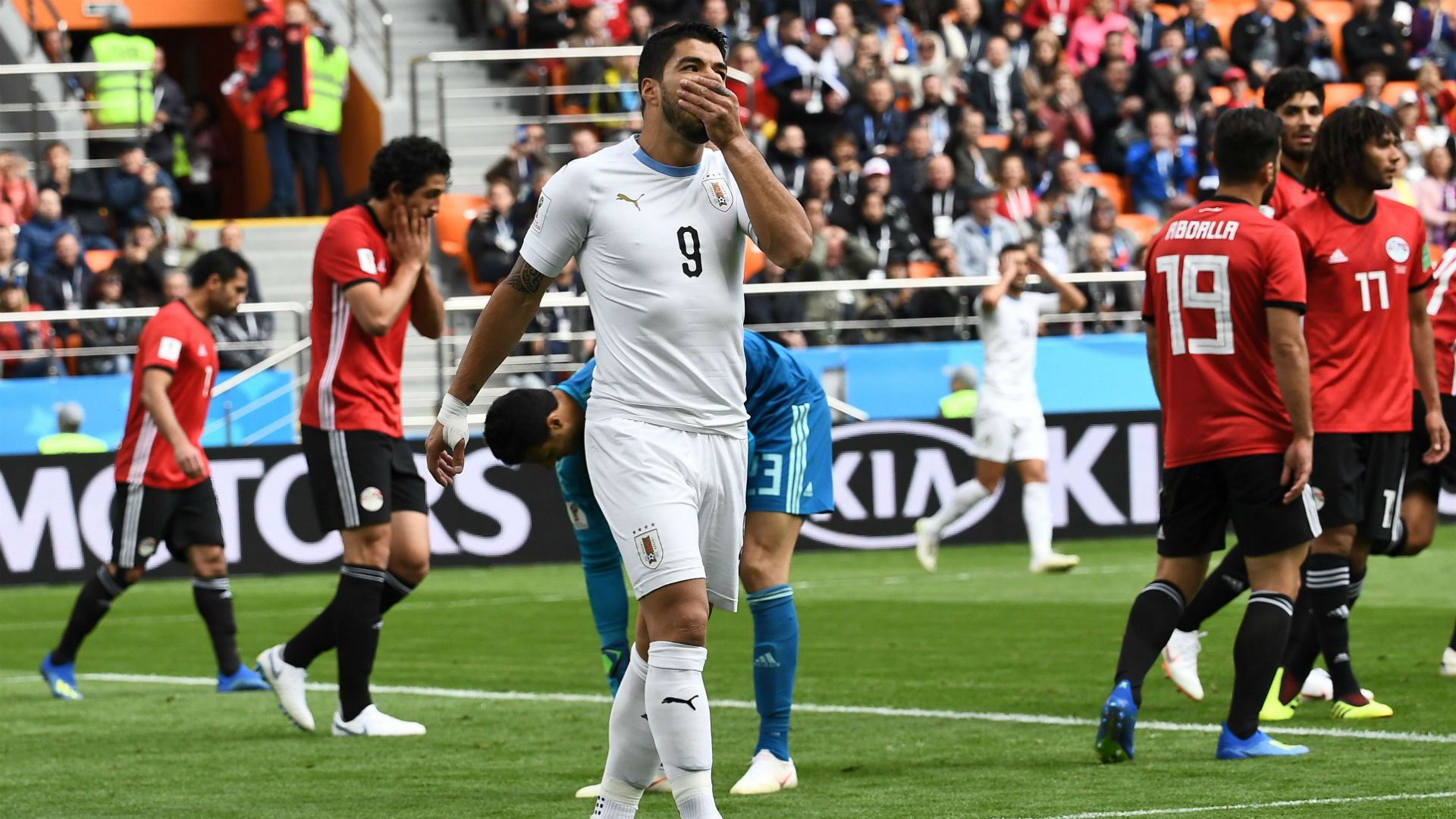 Luis Suarez Uruguay Egypt World Cup Russia 2018 15062018