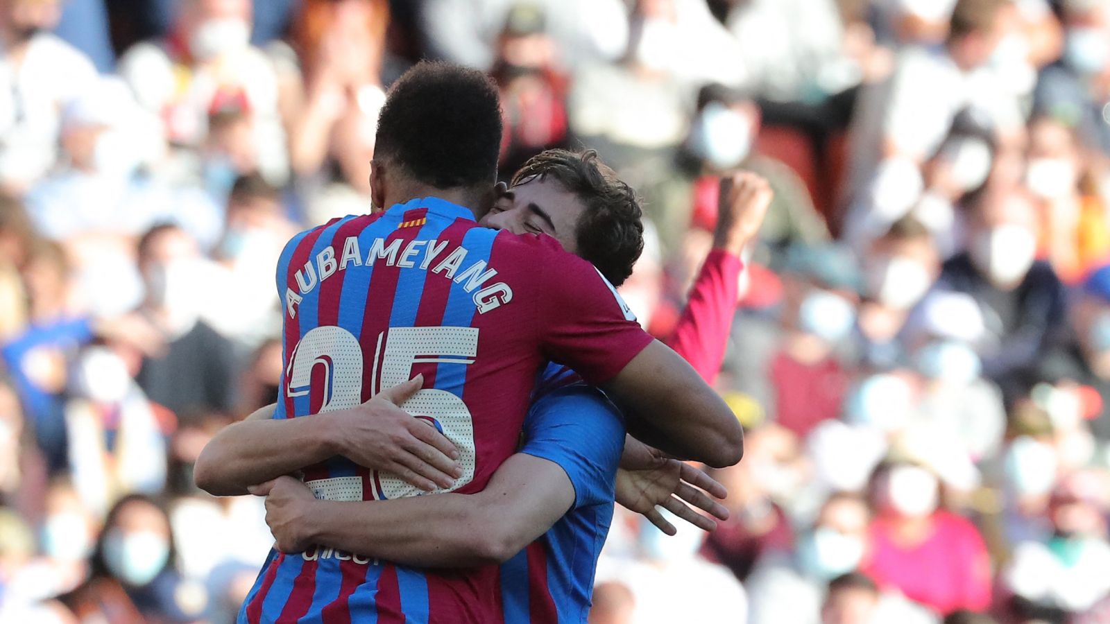 Aubameyang Gavi Barcelona