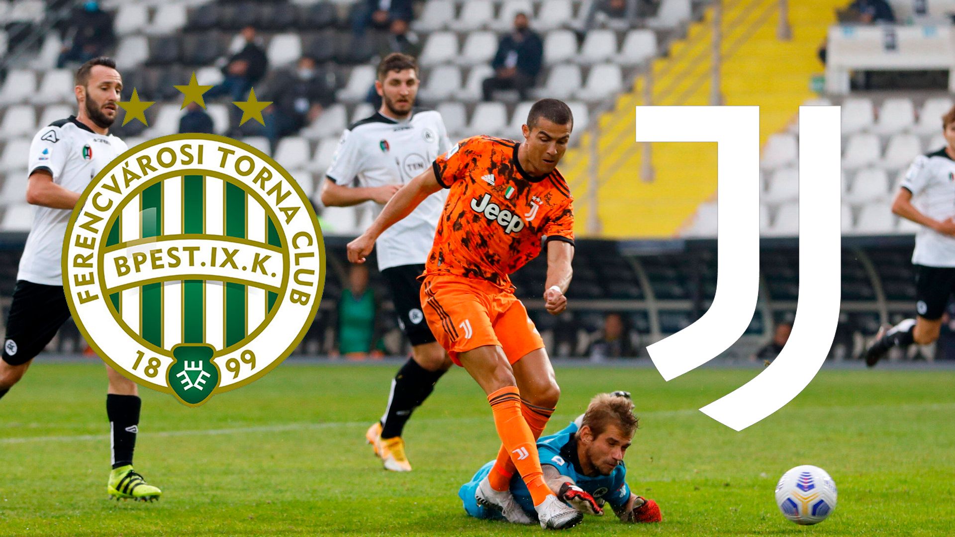 ONLY GERMANY juventus ferencvaros header 2020 cristiano ronaldo