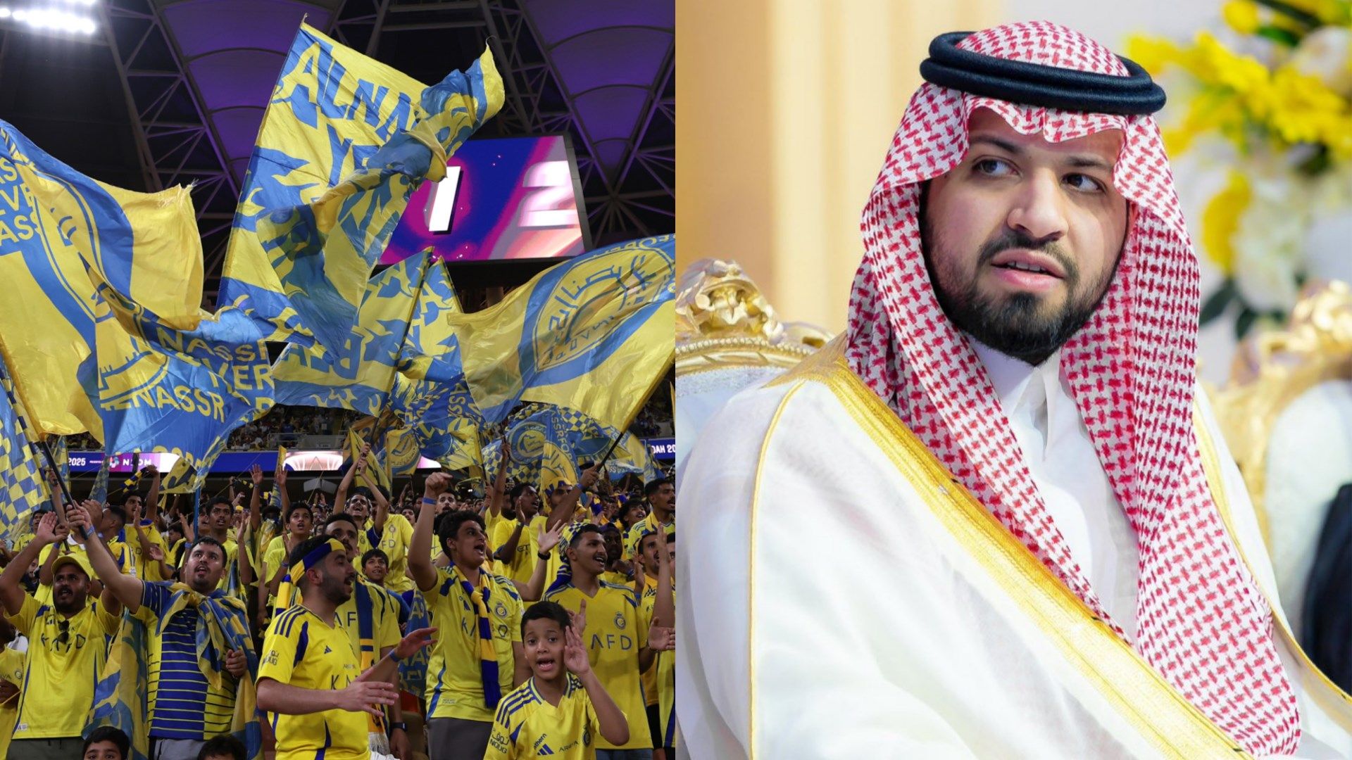 Al Nassr Fans Prince Saud bin Hossam