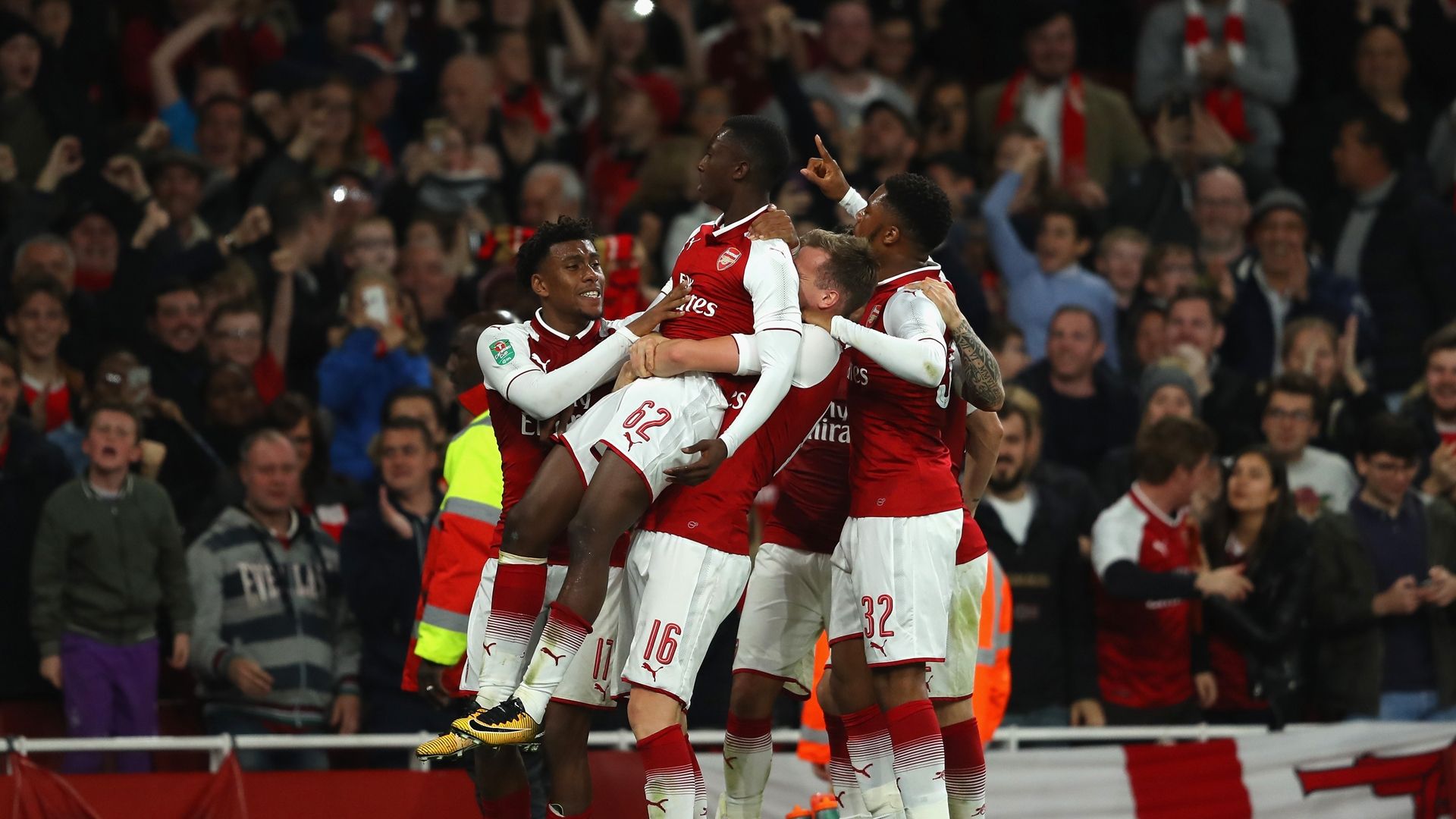 Nketiah Arsenal Norwich 10242017