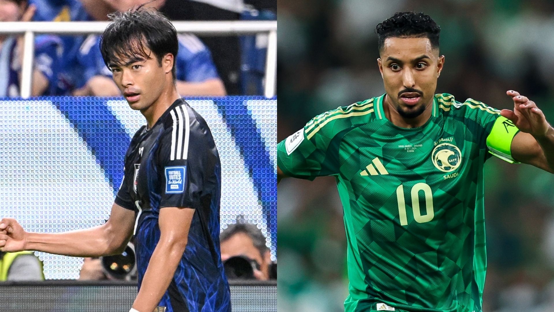 Kaoru Mitoma Japan Salem Al Dawsari Saudi Arabia