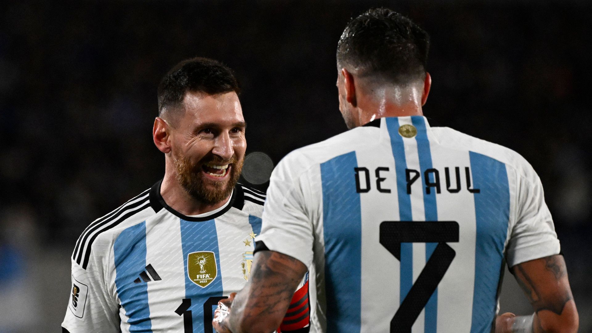 'Did you miss something?' - Lionel Messi teased by Rodrigo De Paul as Argentina midfielder posts hilarious World Cup trophy image | Goal.com Malaysia