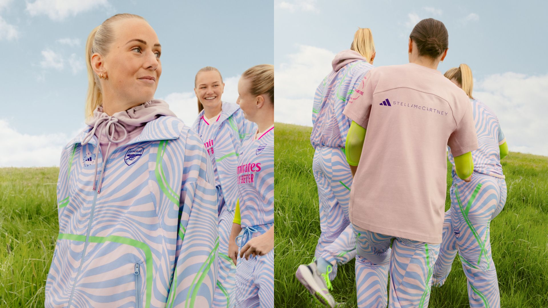 Arsenal Women's Stella McCartney 2023-24 away kit collection