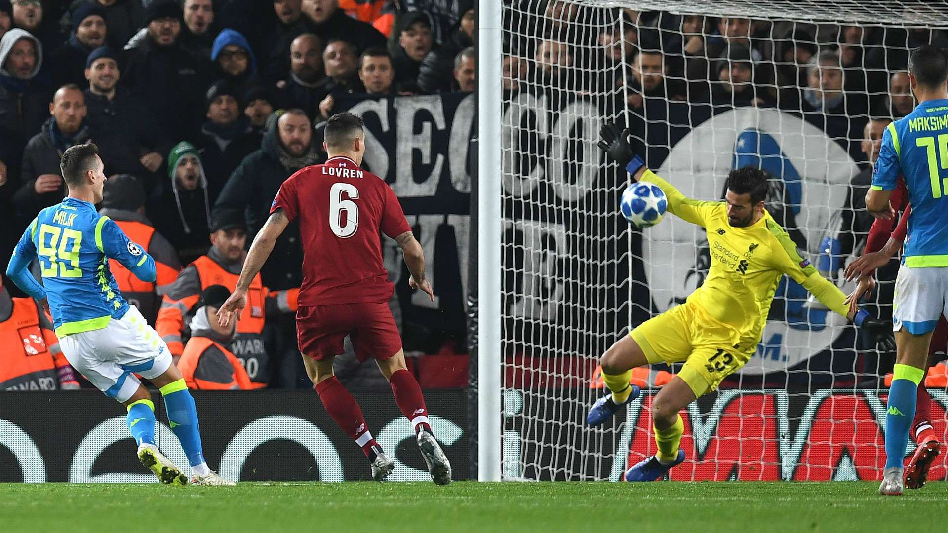 Alisson Liverpool Napoli