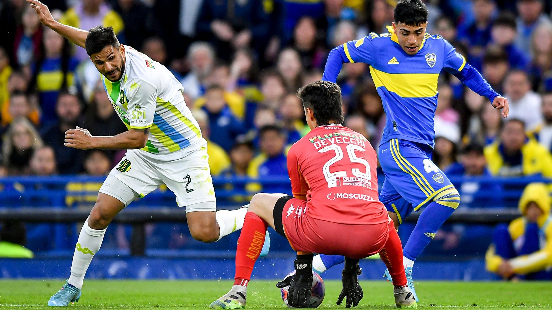 Luca Langoni Boca Jose Devecchi Aldosivi Torneo Liga Profesional 09102022