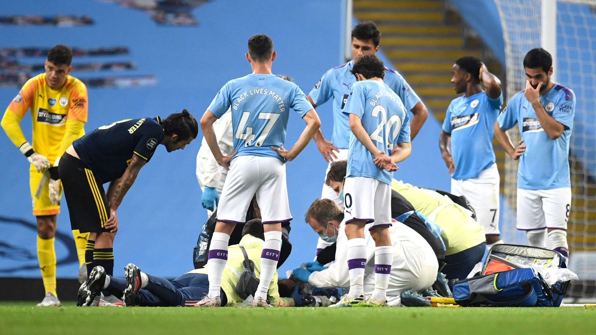 Garcia injury Manchester City