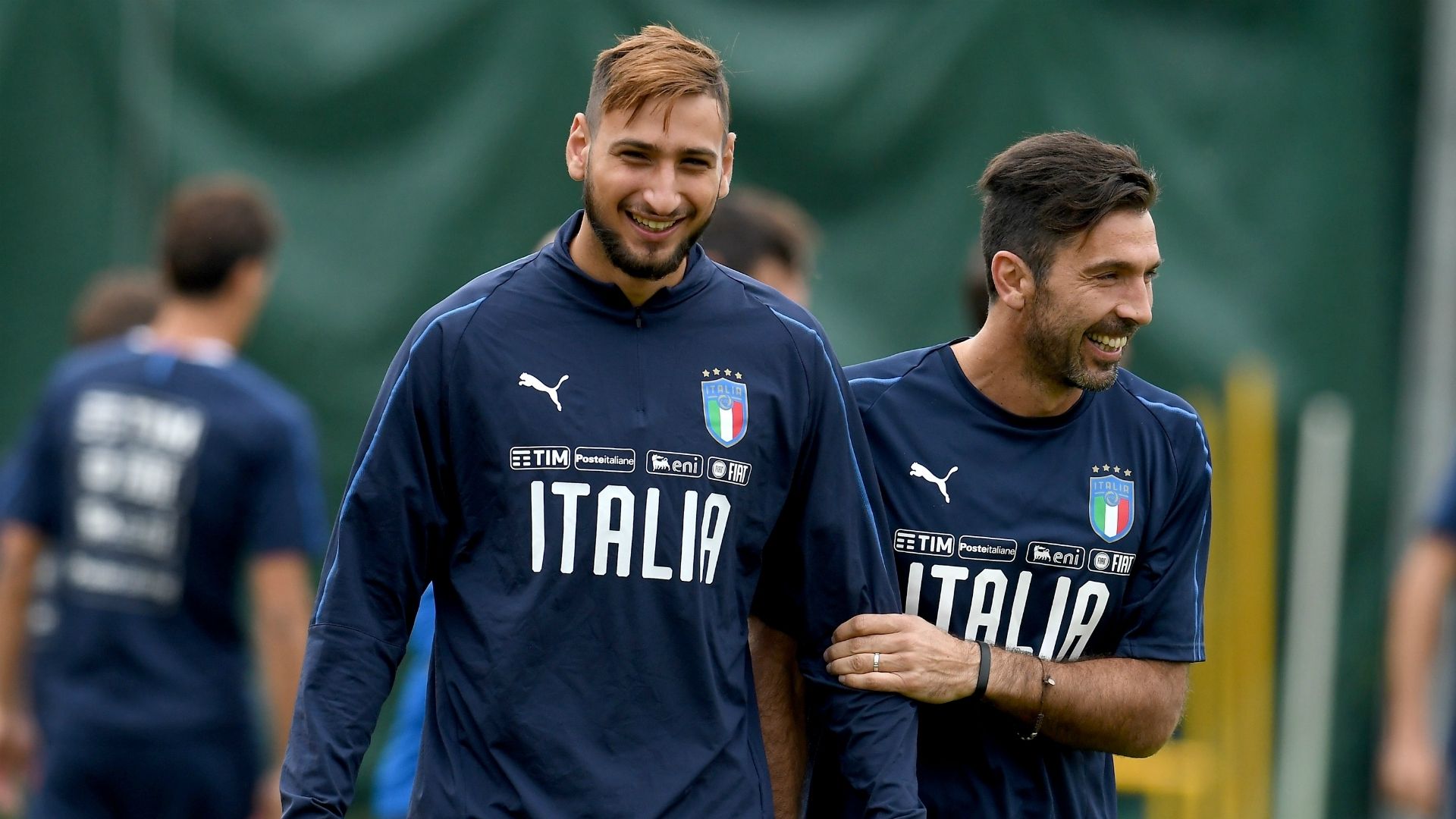 Gianluigi Donnarumma Gianluigi Buffon Italy WC Qualifying Europe 10052017