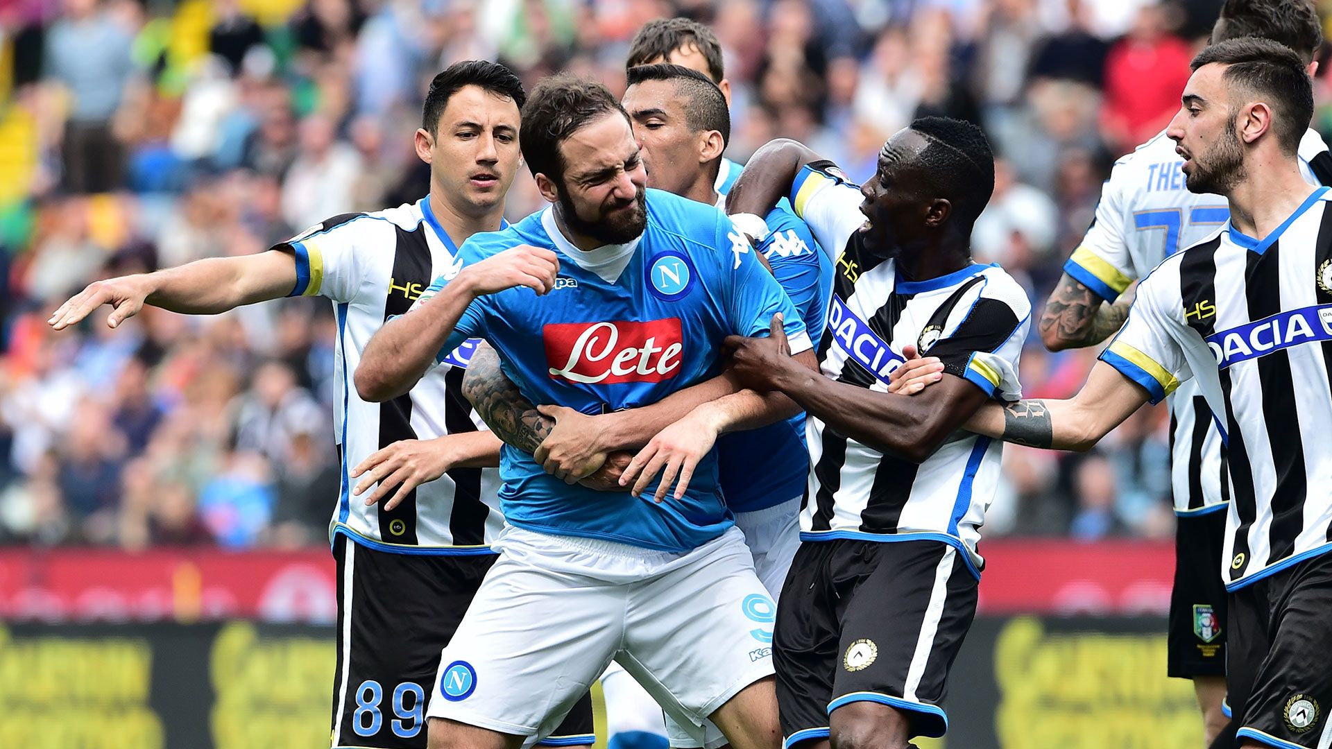 Gonzalo Higuain Napoli Udinese