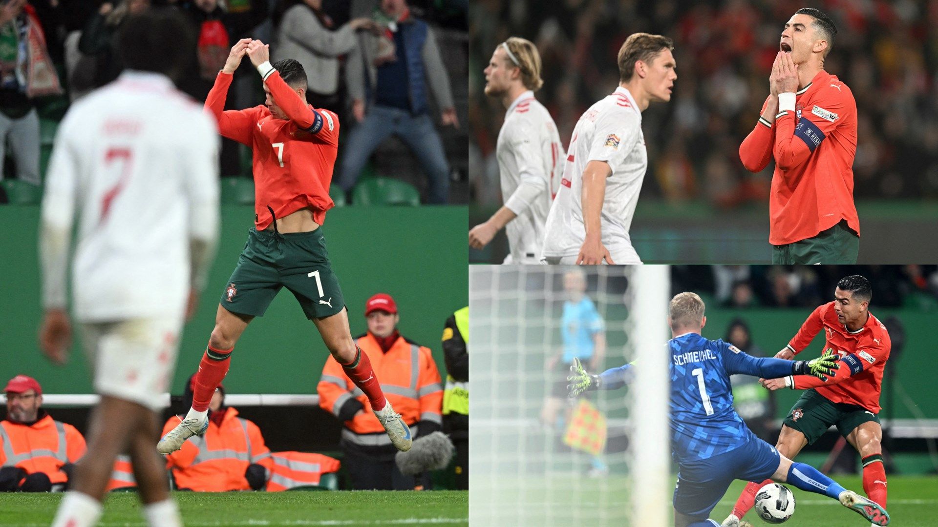 Cristiano Ronaldo Portugal Denmark