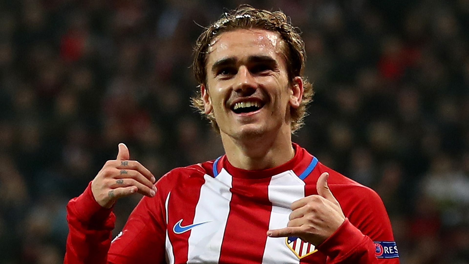 Antoine Griezmann Atletico Madrid Bayer Leverkusen Champions League 21022017