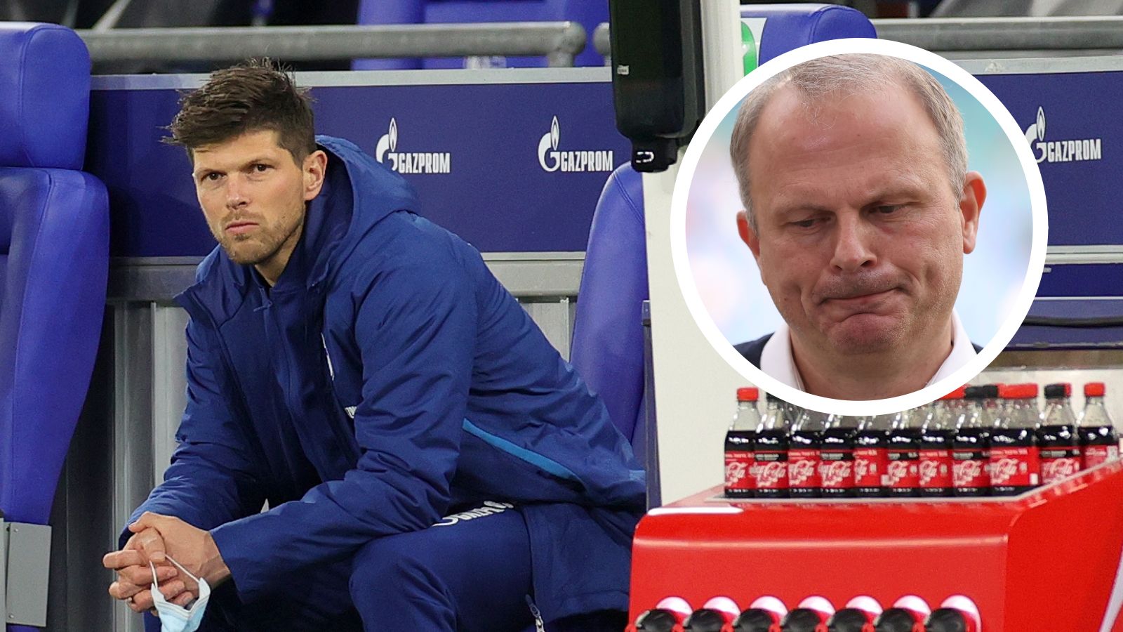 GFX Klaas Jan Huntelaar Jochen Schneider Schalke