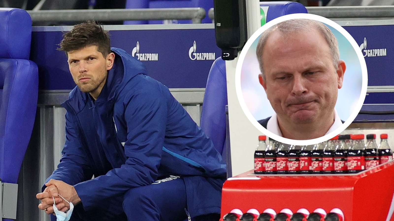 GFX Klaas Jan Huntelaar Jochen Schneider Schalke