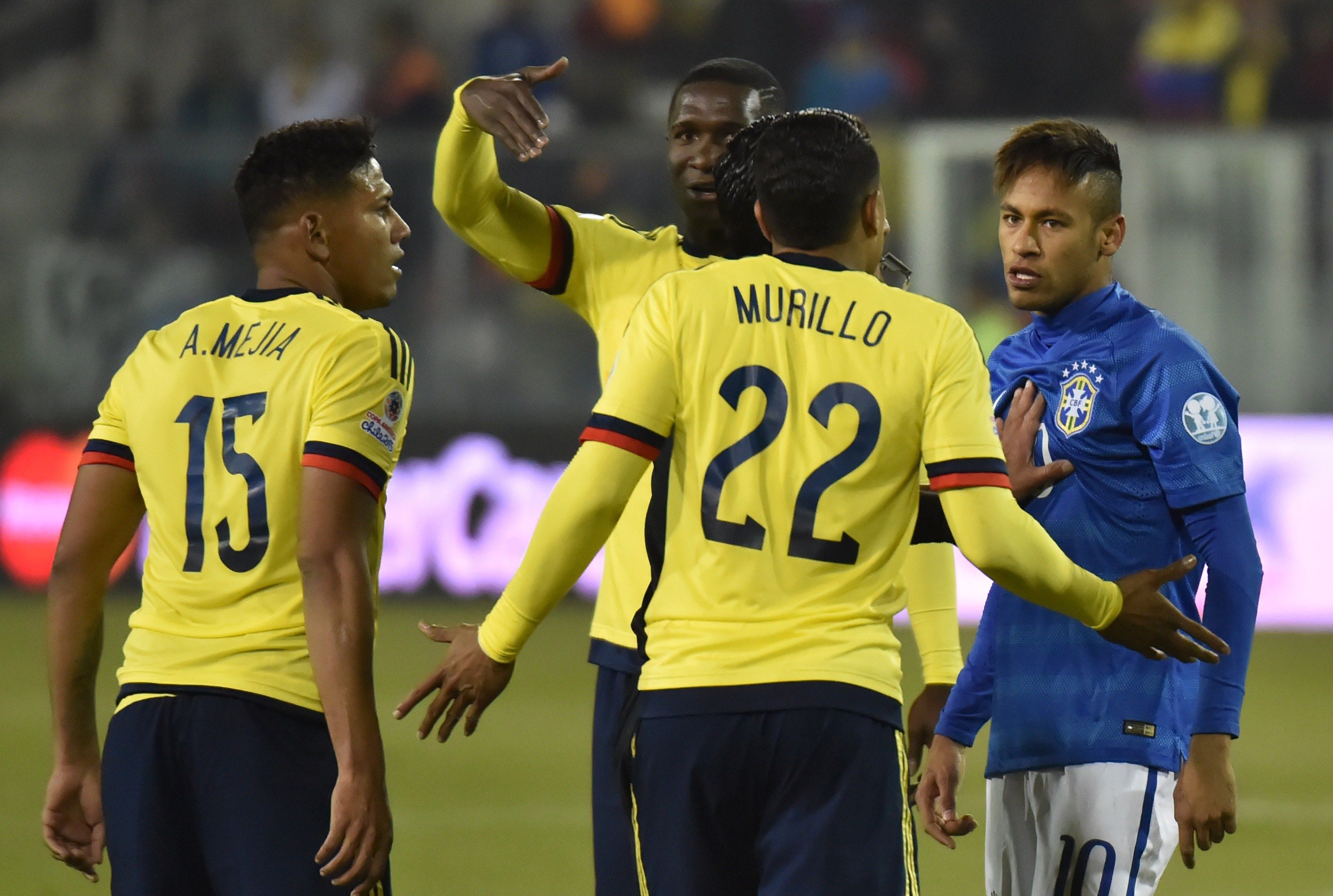 Neymar against Colombia, Copa America 2015