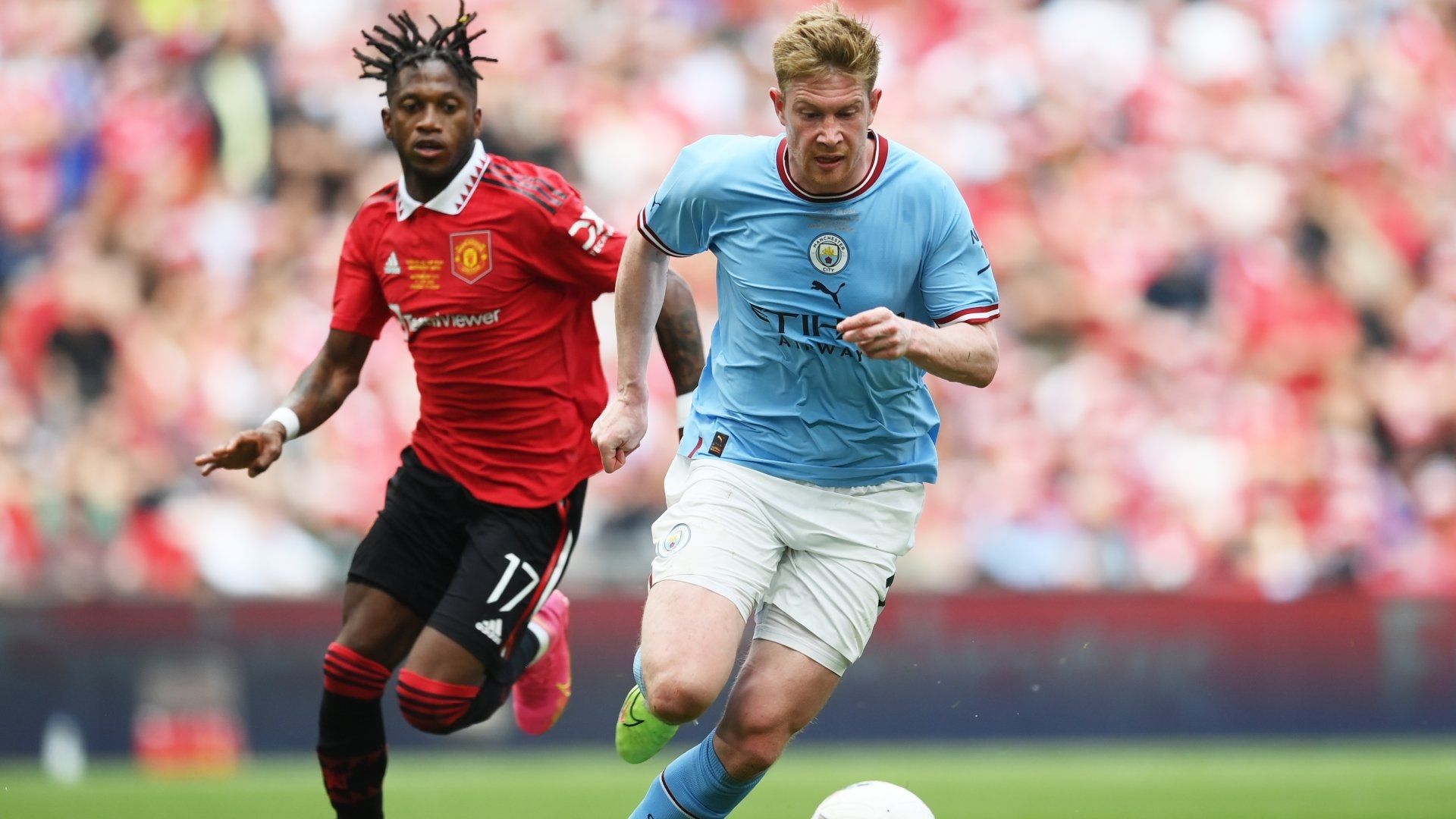 Kevin De Bruyne Manchester City Manchester United FA Cup final 2022-23