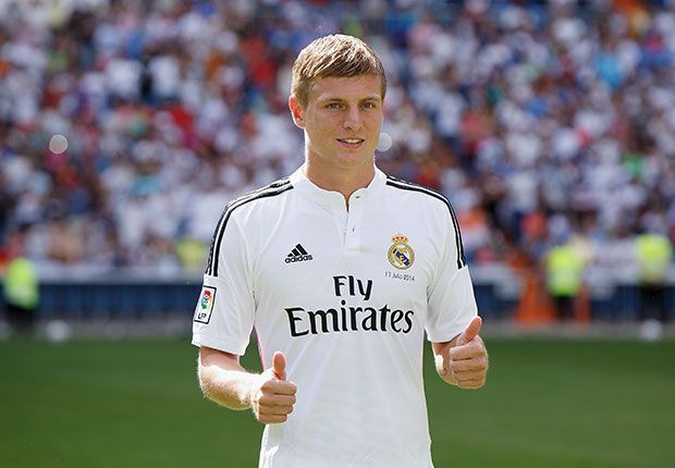 Toni Kroos Real Madrid unveiling 17072014