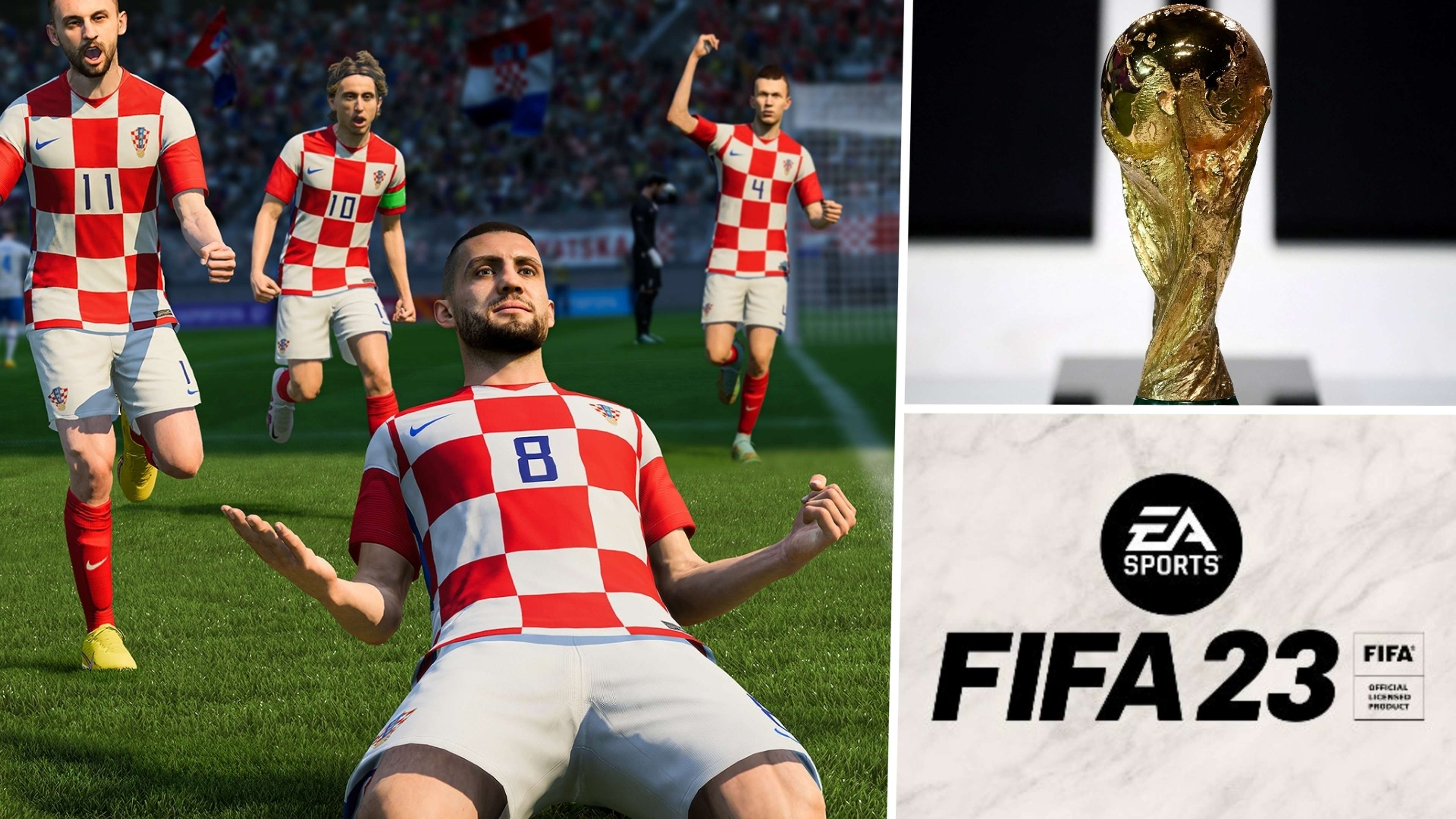 FIFA 23 World Cup trophy Croatia team 