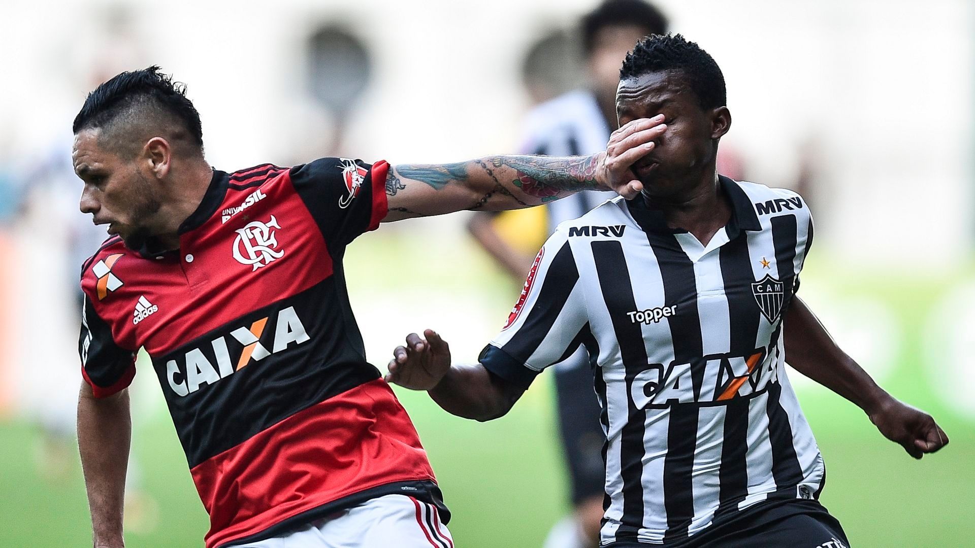 Para Juan Cazares Atletico-MG Flamengo Brasileirao Serie A