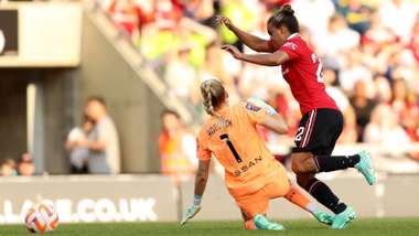 Ellie Roebuck Nikita Parris Manchester City Manchester United Women 2022-23