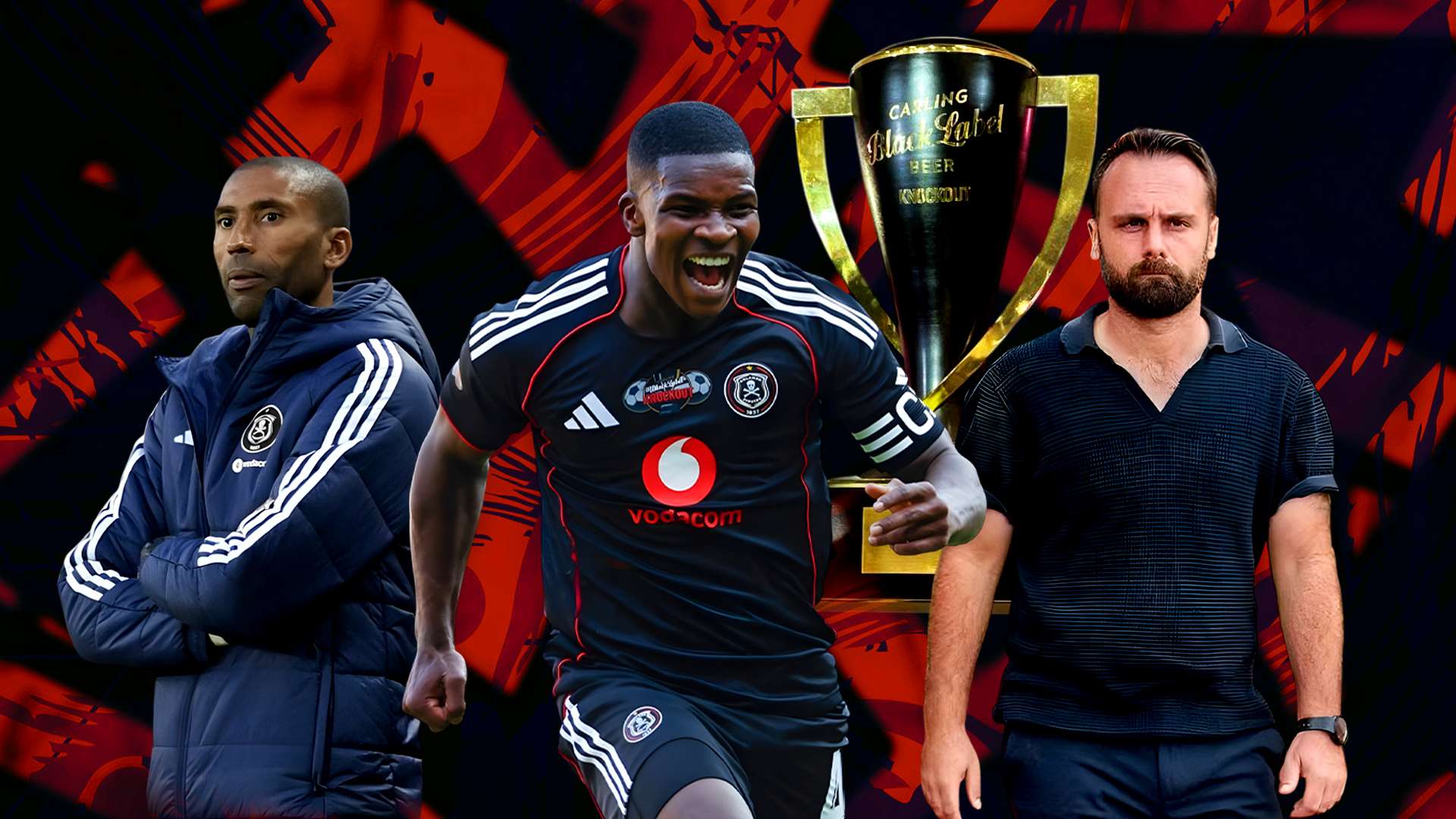 Mbekezeli Mbokazi & Abdeslam Ouaddou, Orlando Pirates and Alex Lafitte, Marumo Gallants 16-9