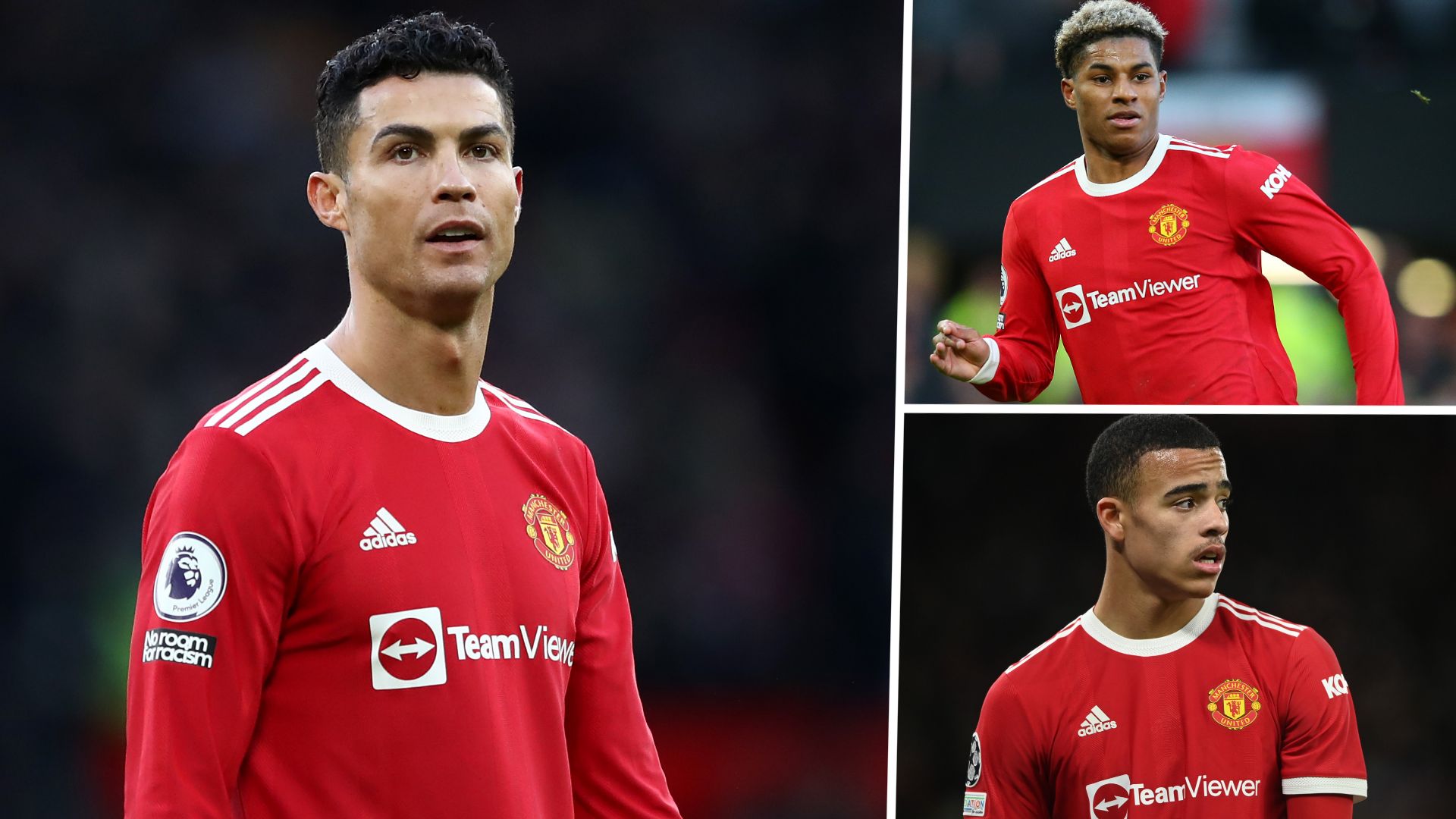 Ronaldo, Rashford Greenwood Man Utd GFX