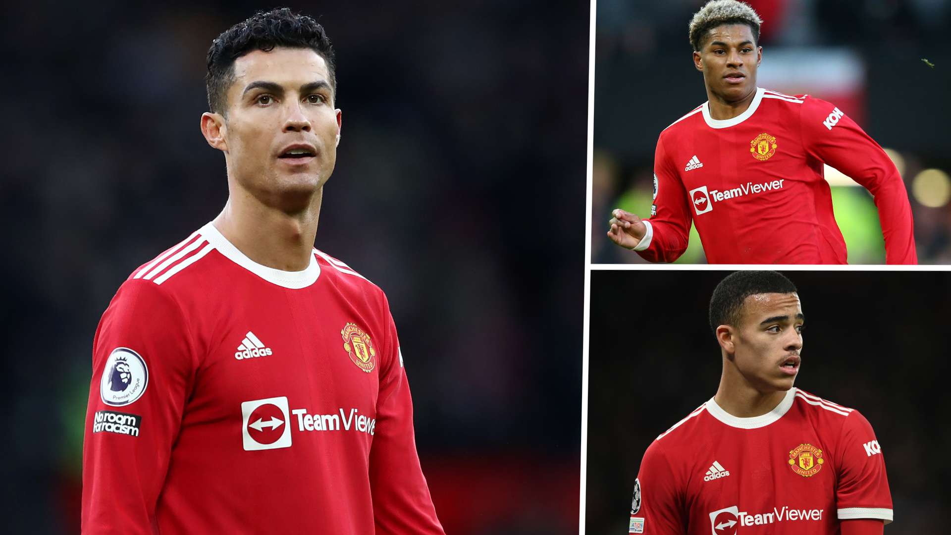 Ronaldo, Rashford Greenwood Man Utd GFX