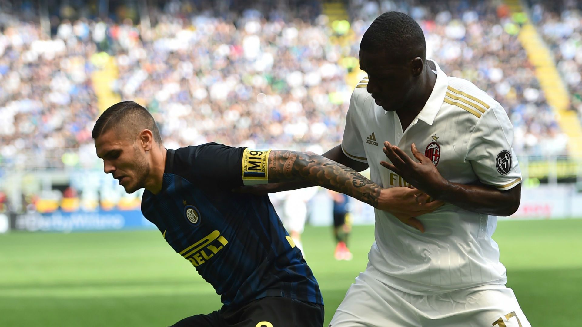 Mauro Icardi Inter Cristian Zapata Milan