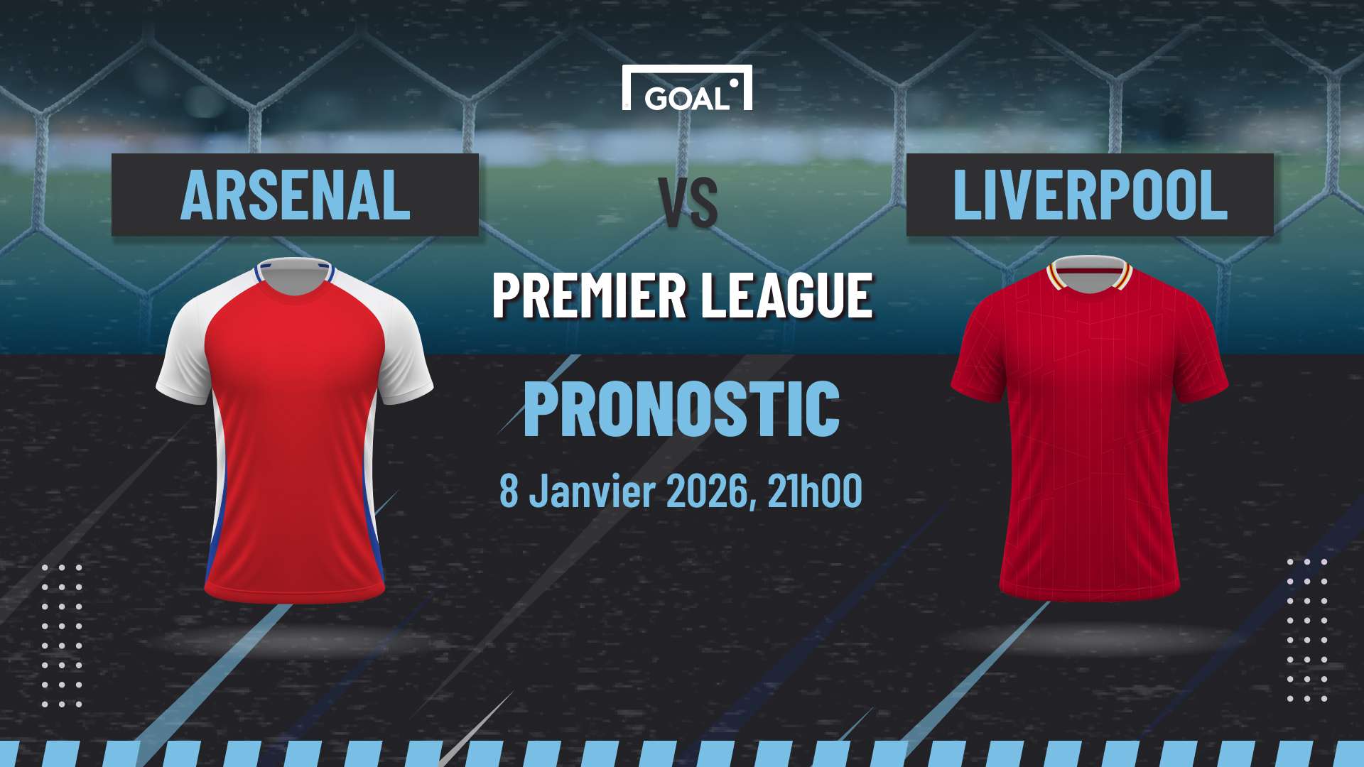 Pronostic Arsenal vs Liverpool