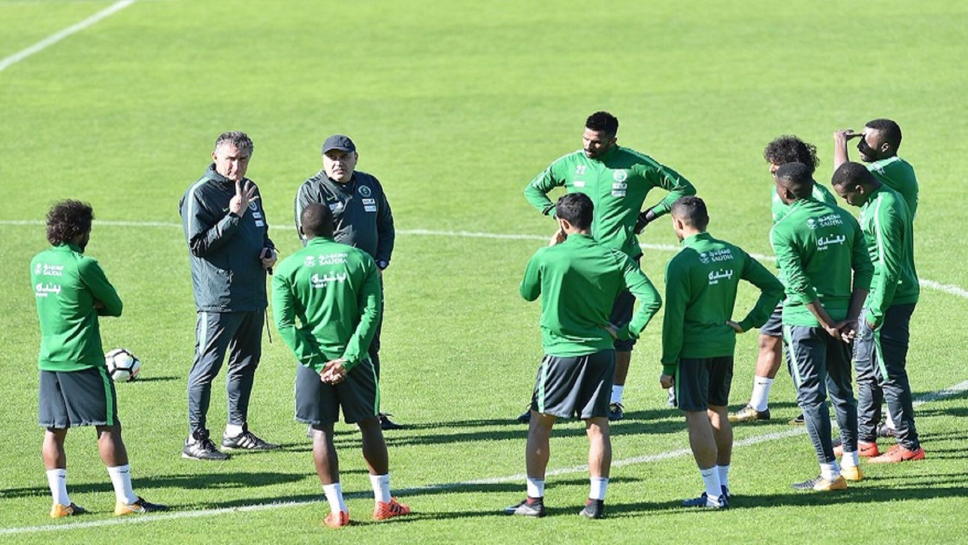 المنتخب السعودي - تدريبات