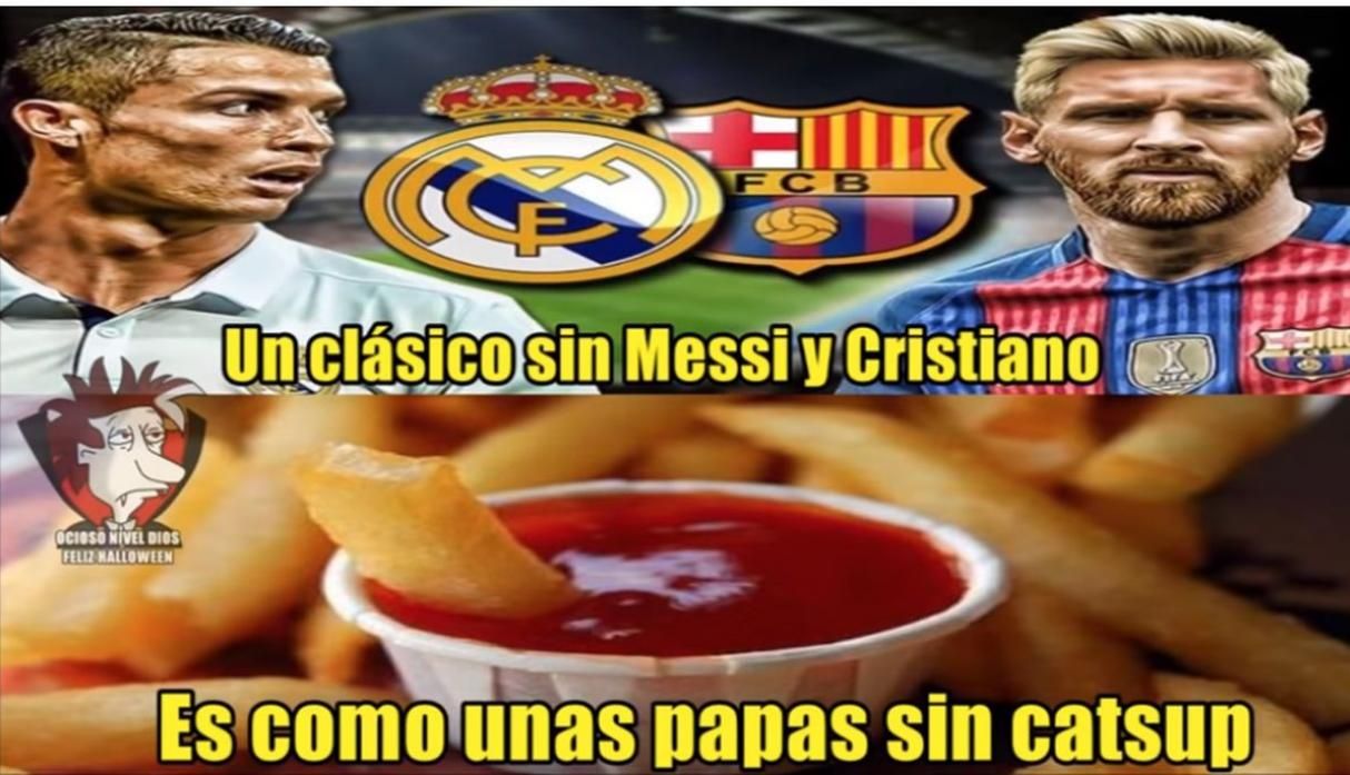 Memes Clásico Barcelona Real Madrid 281018