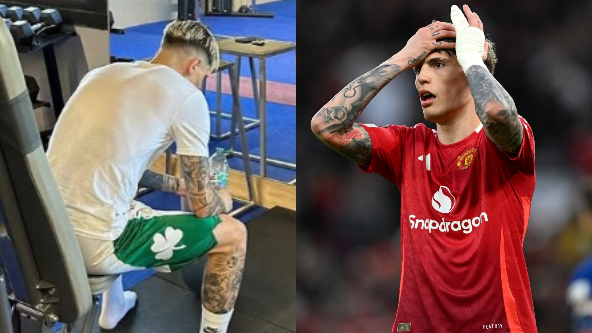 Man Utd outcast Alejandro Garnacho trains alone despite Red Devils team-mates returning for pre-season as Napoli reignite interest in cut-price transfer | Goal.com UK