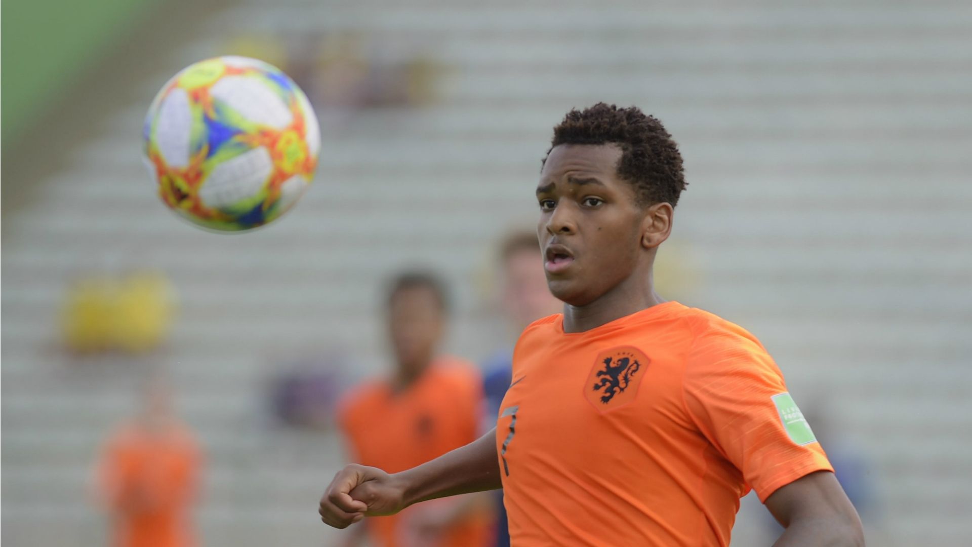 Jayden Braaf, Oranje Onder-17, 11172019 *USE ON GOAL NETHERLANDS ONLY*