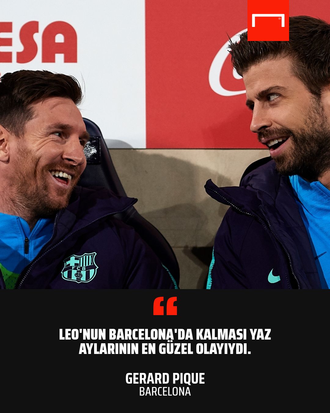 Barcelona Gerard Pique Messi