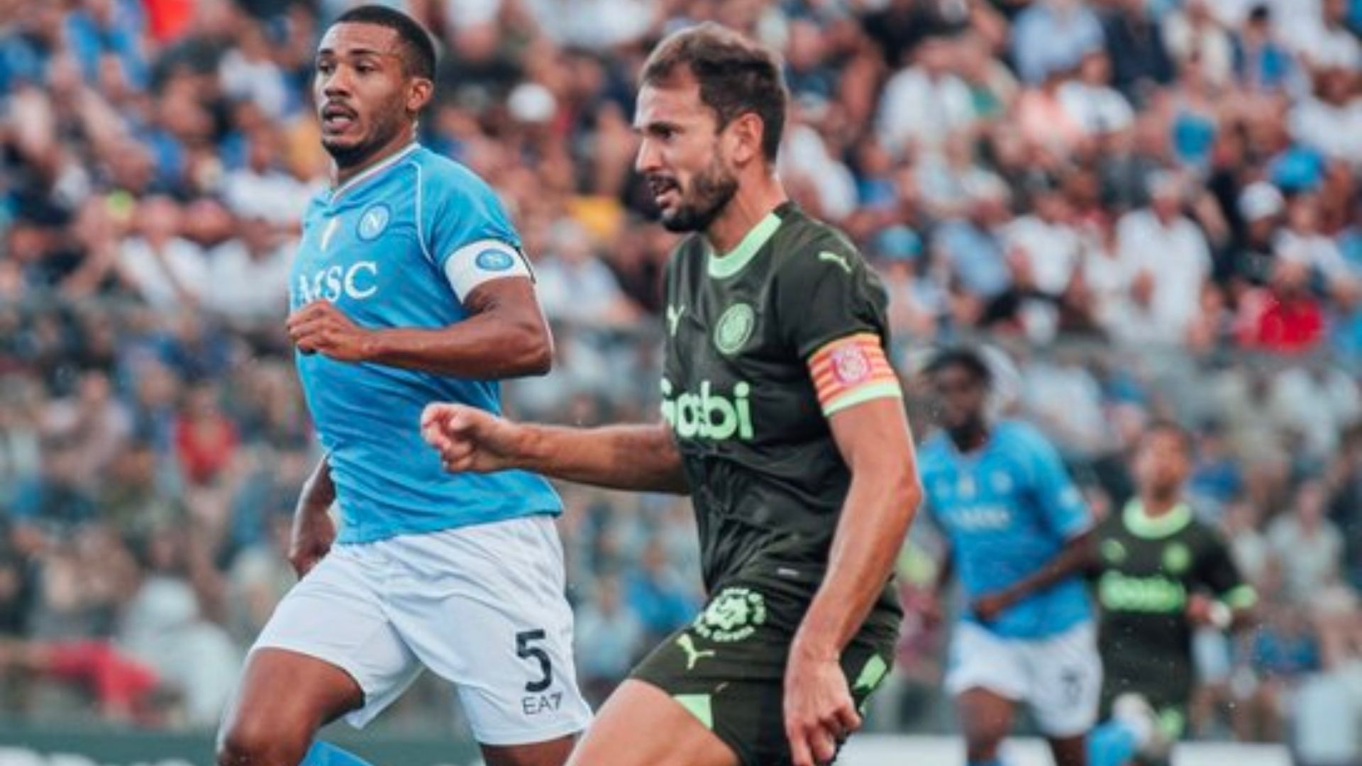 STUANI NAPOLES GIRONA AMISTOSO 2023