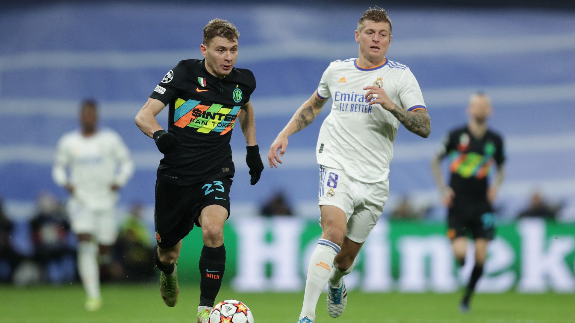 Barella Kroos Real Madrid Inter