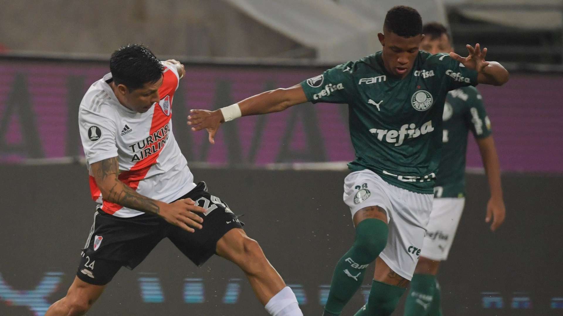 Enzo Pérez Danilo Palmeiras River Plate Libertadores 12 01 2021