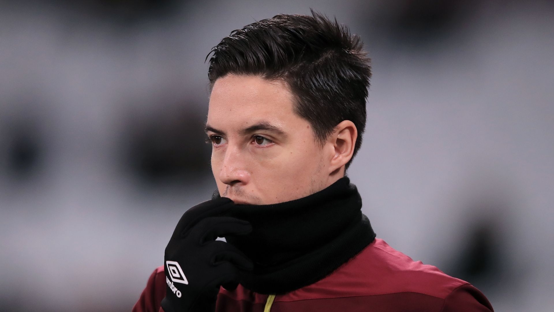 Samir Nasri, West Ham training